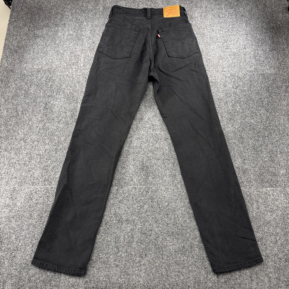 Levi's 501 Original Fit Jeans Black W24 L30 Button Fly BNWOT Women's