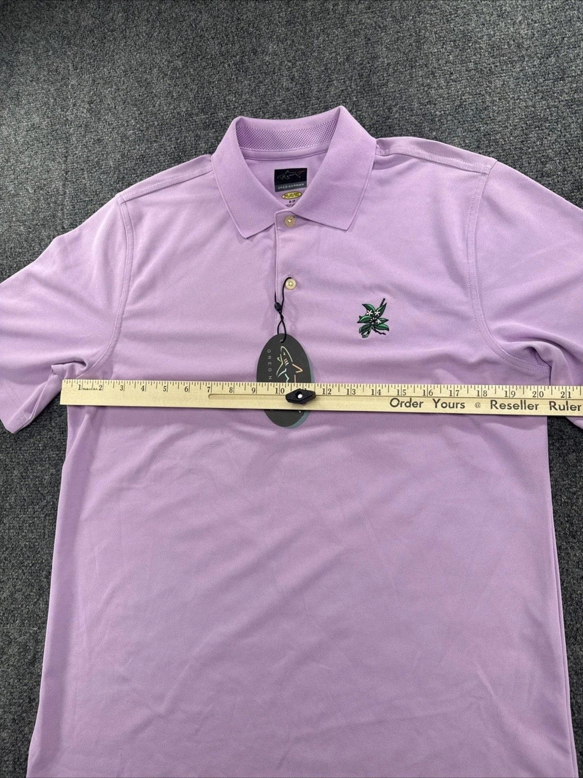 Greg Norman Play Dry Golf Polo Shirt Nova Purple Short Sleeve Men’s Small NWT