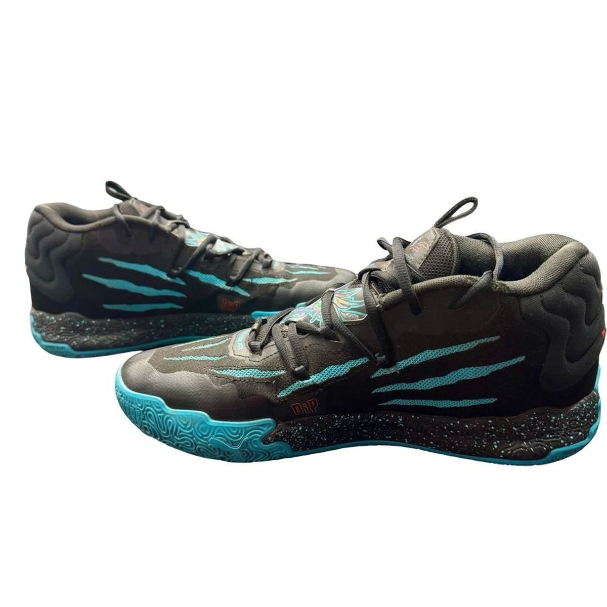 Puma LaMelo Ball MB.03 Blue Hive Basketball Shoes Men’s Size 11 Black Blue