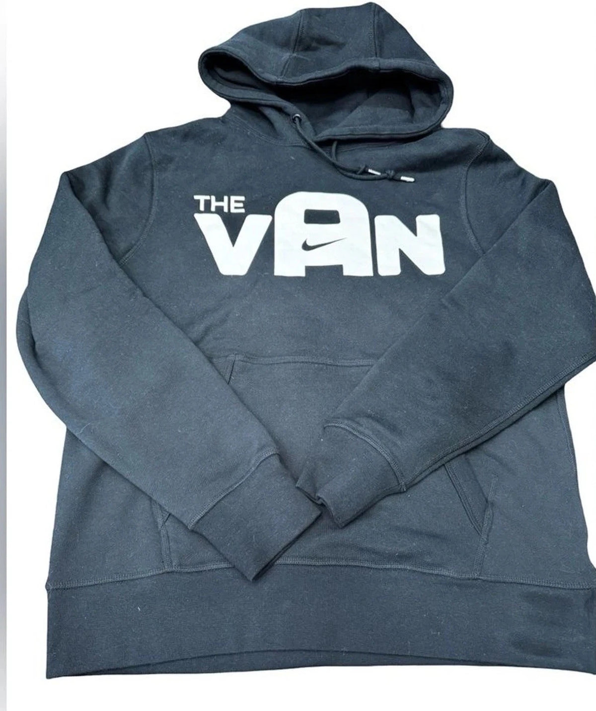 Nike Mens XL Club Fleece Hoodie Black THE VAN Graphic AJ8321-010 BNWOT