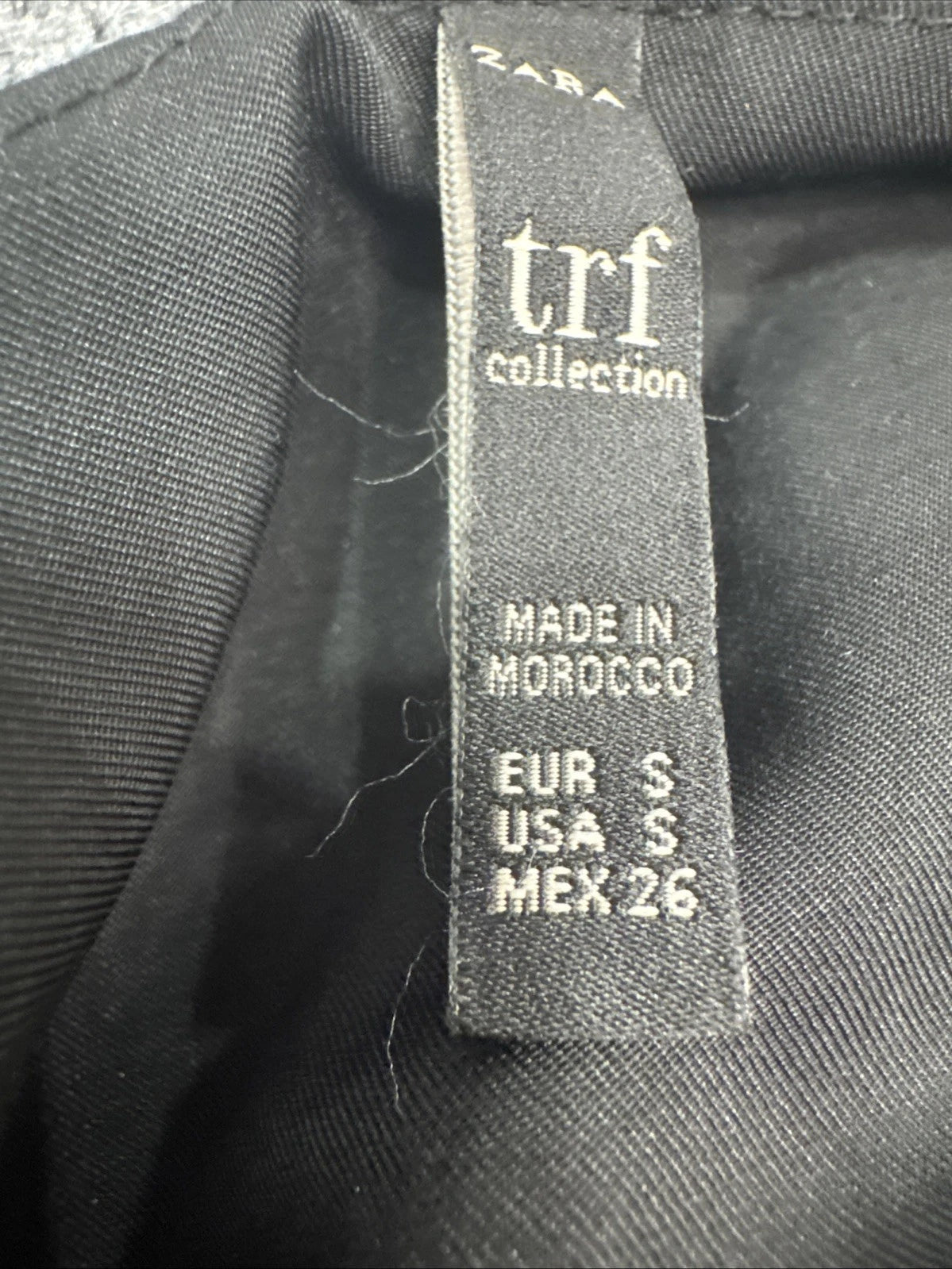 TRF Collection Black Button Front Mini Dress Women’s 8 Puff Sleeve Cottagecore