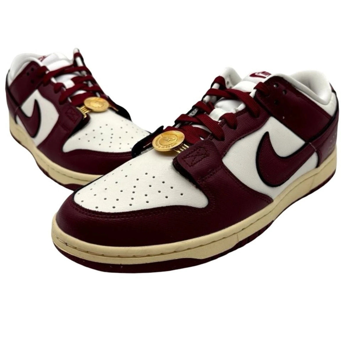 Nike Dunk Low SE Sisterhood Women’s 5 Men’s 3.5 White Gold Red NIB DV1160-100
