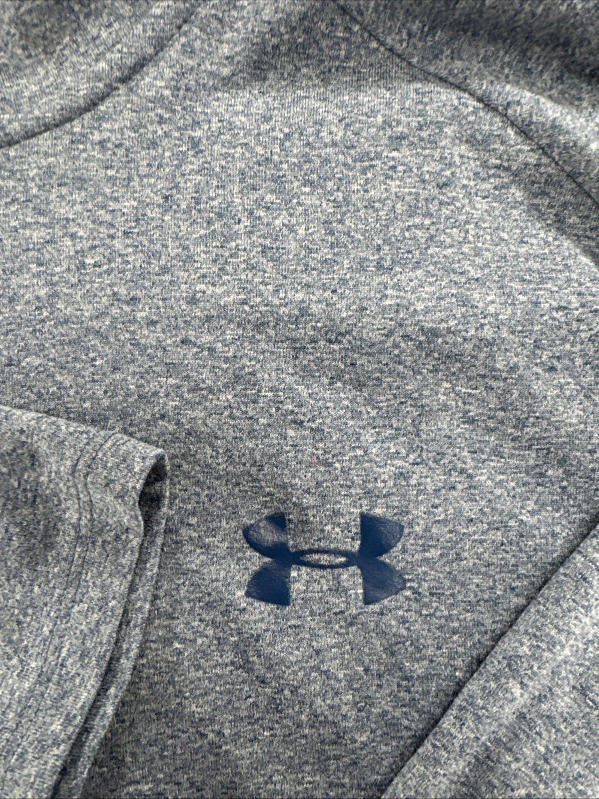 Under Armour HeatGear 1/4 Zip Pullover Mens 2XL Blue Heather Loose Performance