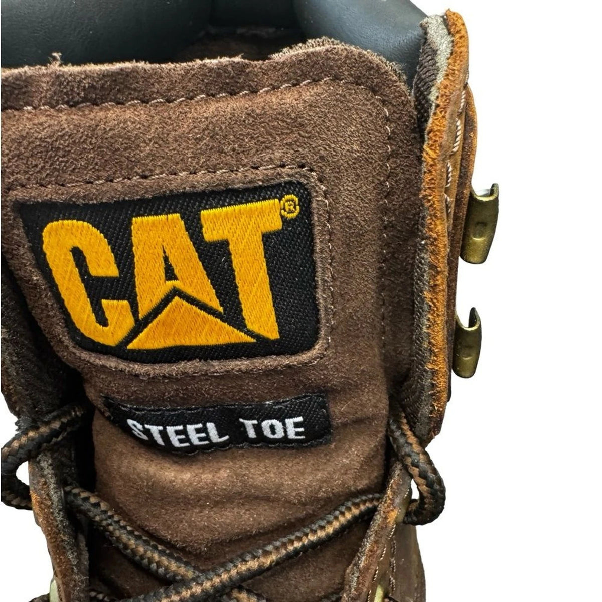 Caterpillar P89588 Steel Toe Work Boots Men’s 10 Brown Leather Thinsulate BNWOB
