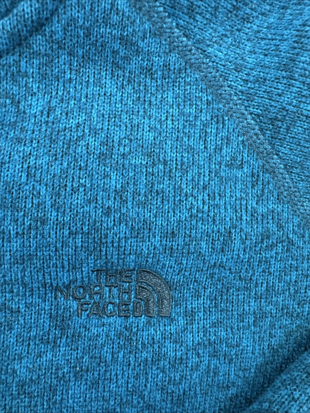 The North Face Crescent Sunset Hoodie Women’s M Teal Sweater Knit Fleece