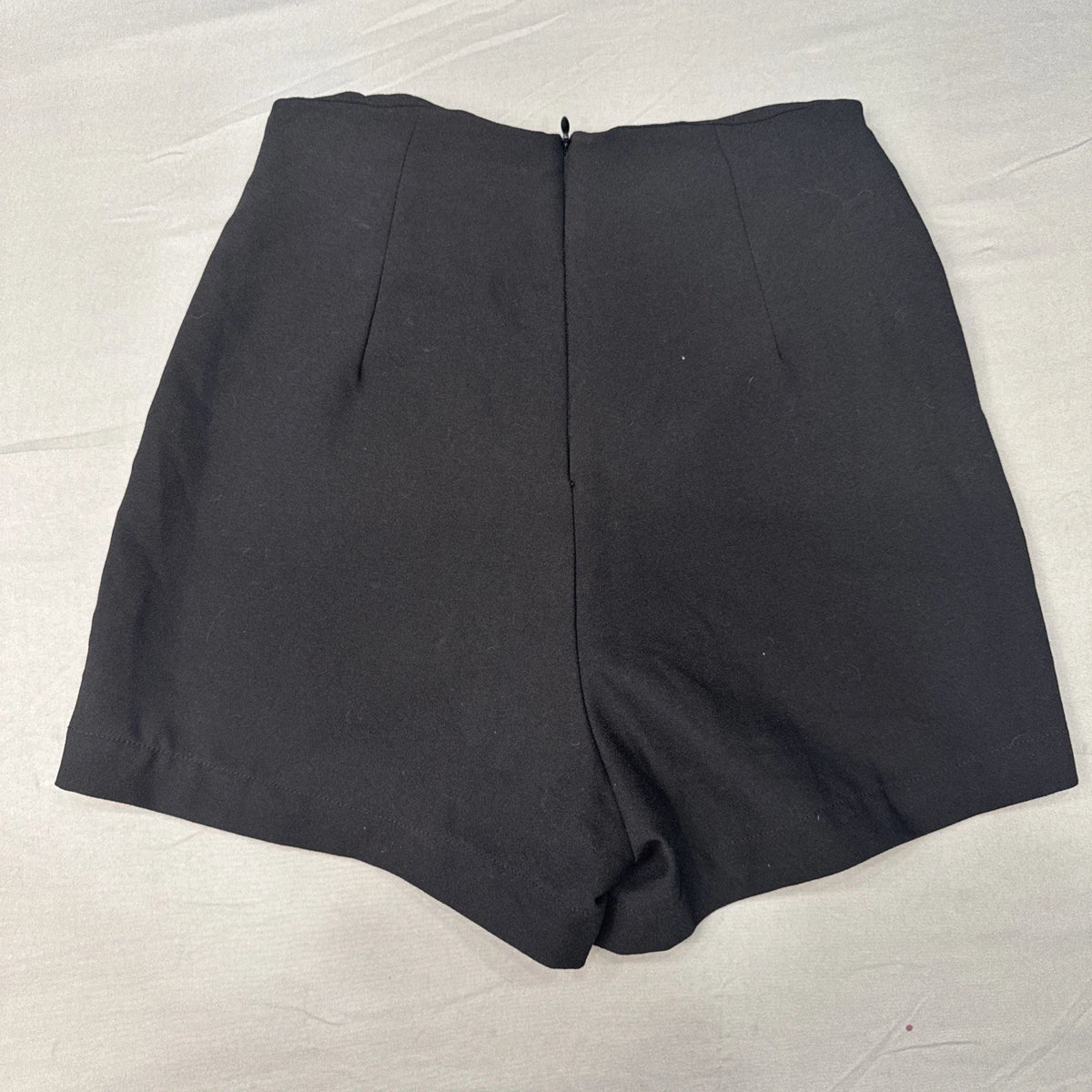 Lovely Day Skort Dress Women's Small Black Made USA Zip Back Casual EUC