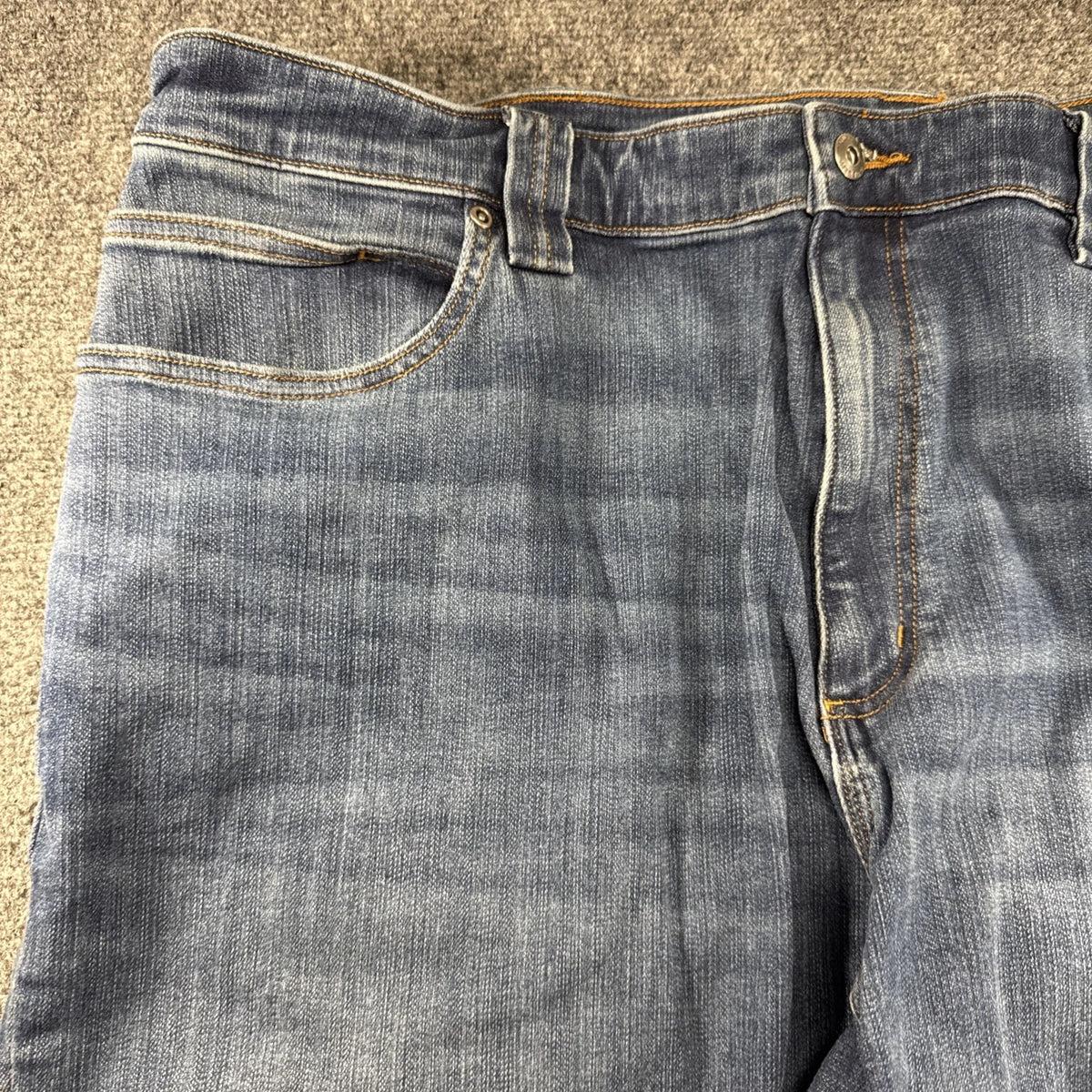 Duluth Trading Ballroom Double Flex Jeans 42x30 Standard Fit Stretch Denim