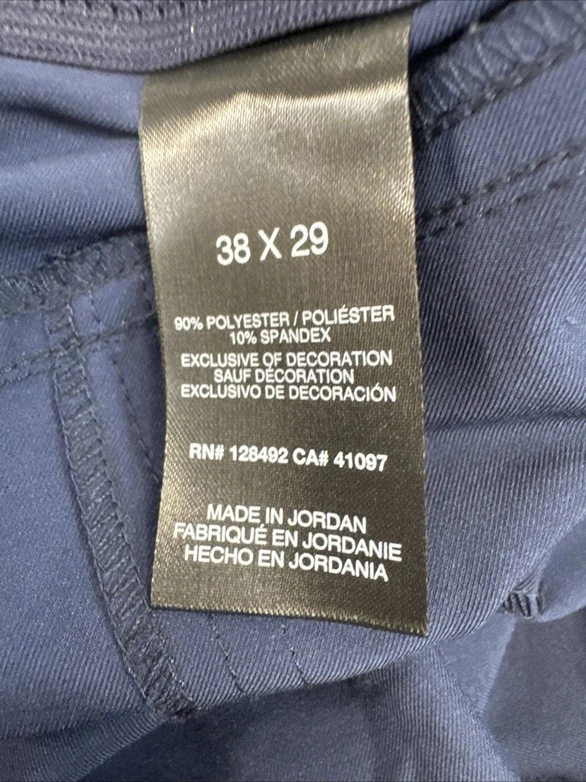 Greg Norman Golf Pants Men’s 38x29 Navy Blue Stretch Performance BNWOT