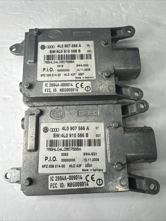 Audi Q7 A8 S8 Blind Spot Module Pair 4L0907566A 4L0907568A Parts Repair