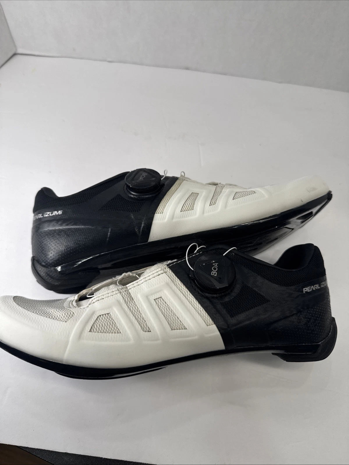 Pearl Izumi Attack Road BOA Cycling Shoes Men EU 39 US 6 White Black
