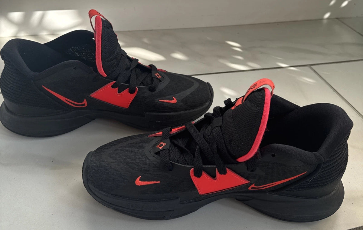 Nike Kyrie Low 5 DJ6012-004 Men's 7.5 Black Bright Crimson Basketball Shoes