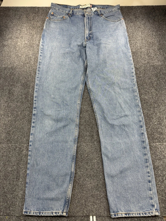 Levi's 550 Relaxed Fit Jeans Men's W36 L36 Light Wash Blue 100% Cotton