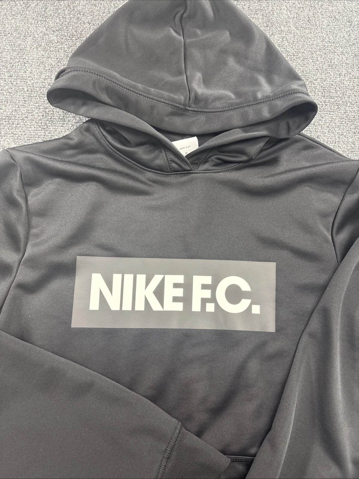 Nike F.C. Dri-FIT Soccer Hoodie Men’s Medium Black DC9075-010 NWOT