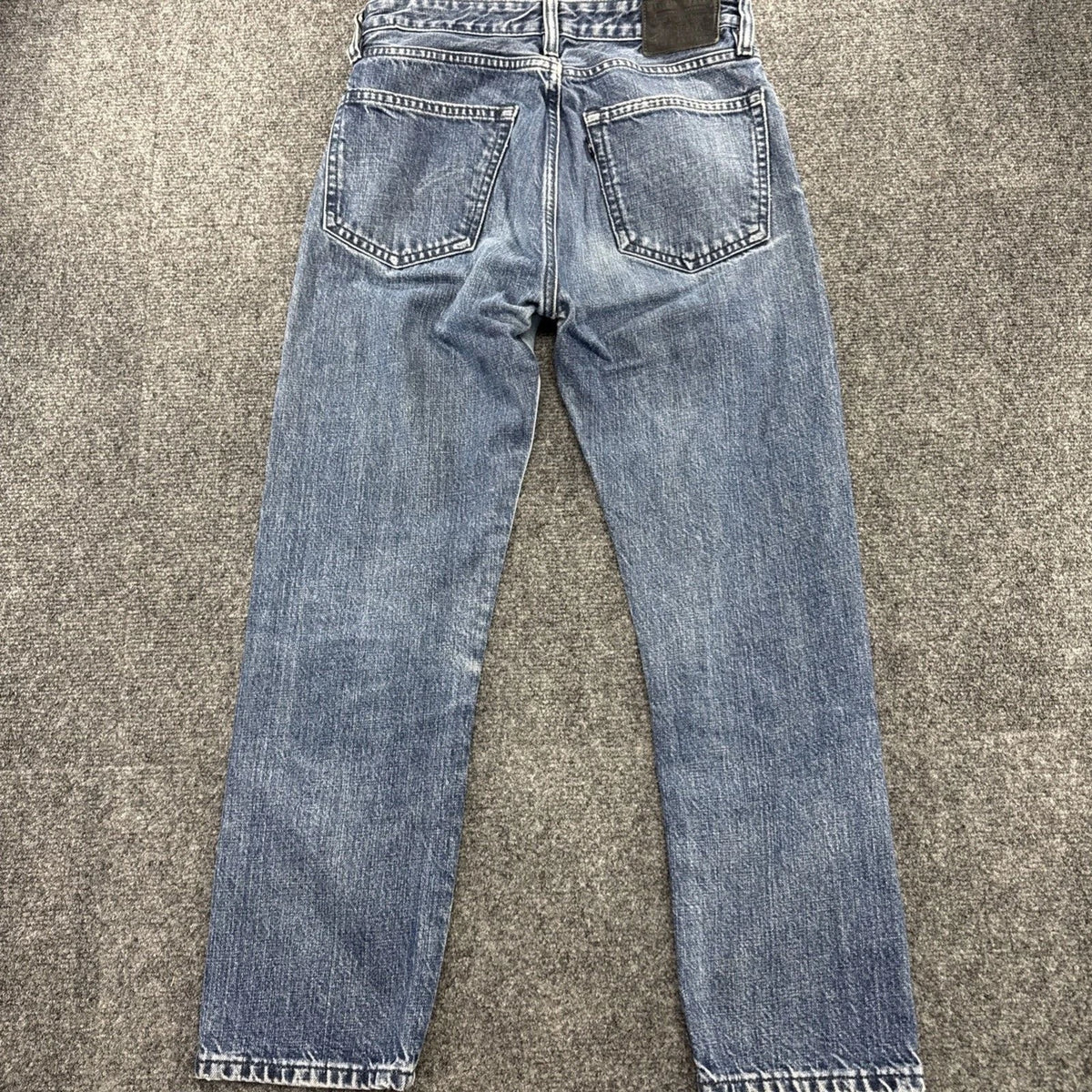 Levis Made Crafted Womens Two Tone Side Stripe Straight Leg Jeans 26 Cotton Blue