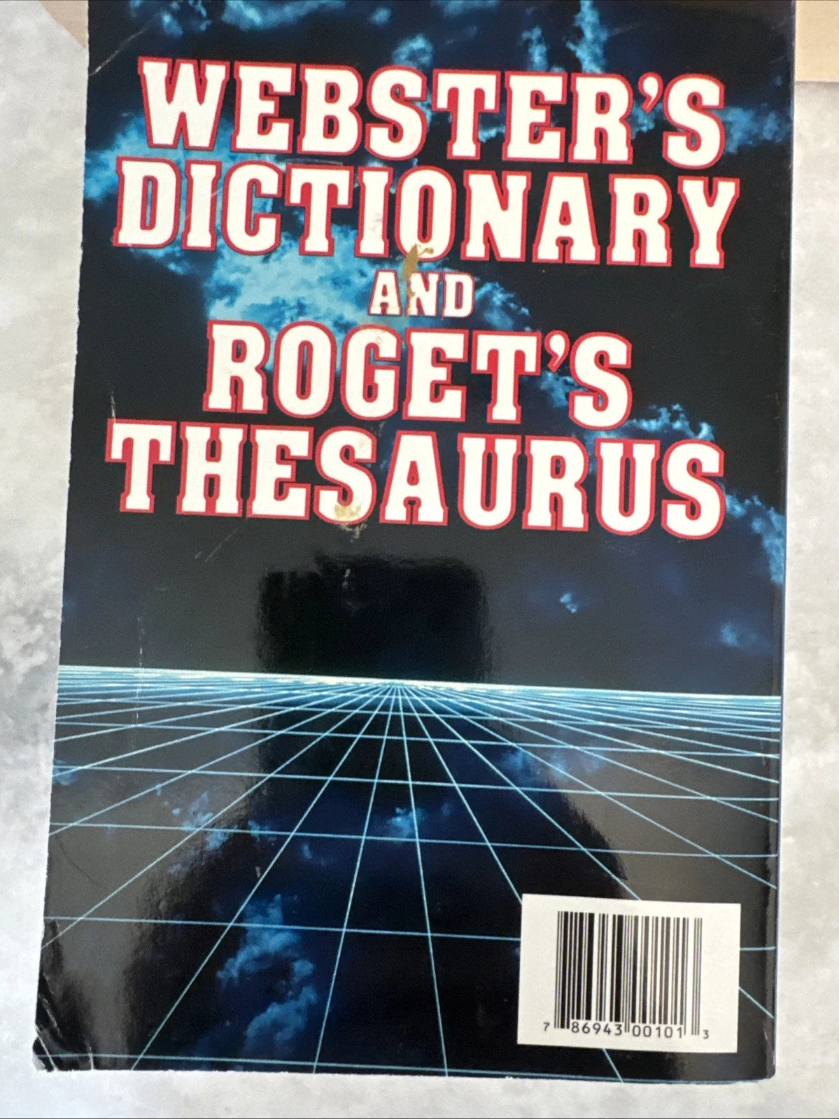 Webster Dictionary Roget’s Thesaurus Reference Book Set 3 College Editions