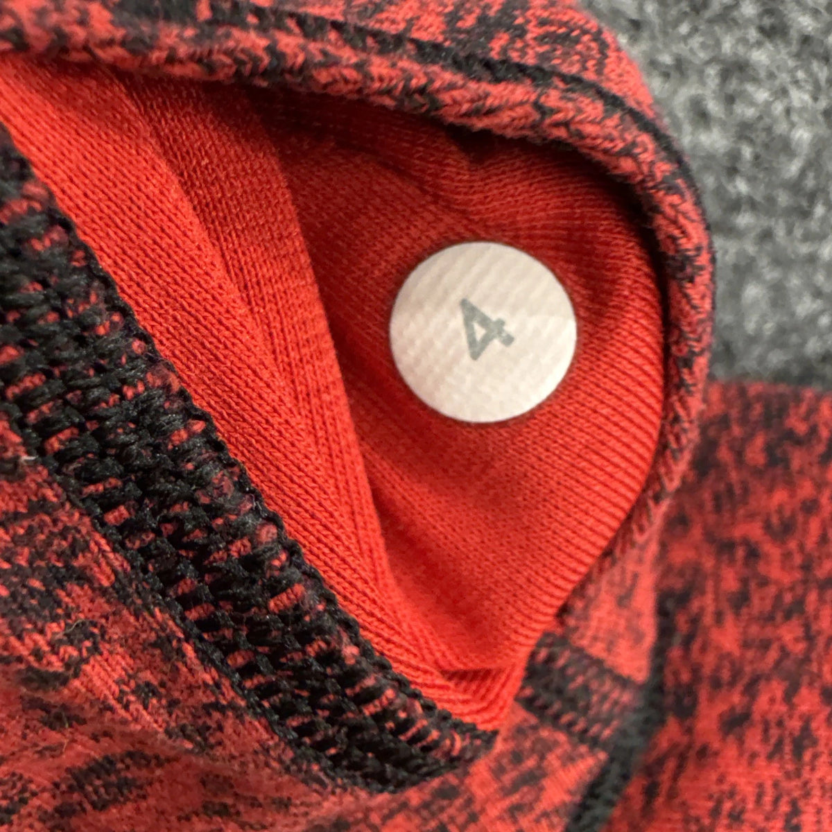 Lululemon x SoulCycle To The Beat Tight 24" Reflective Red Black Leggings Size 4