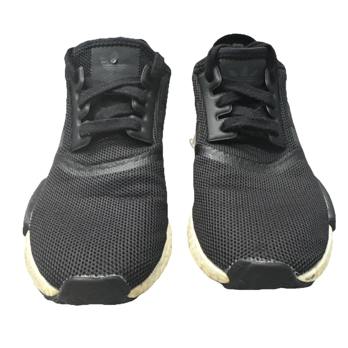 Adidas NMD_R1 Boost White Black Mesh Sneakers Men's 4.5 GUC No Box