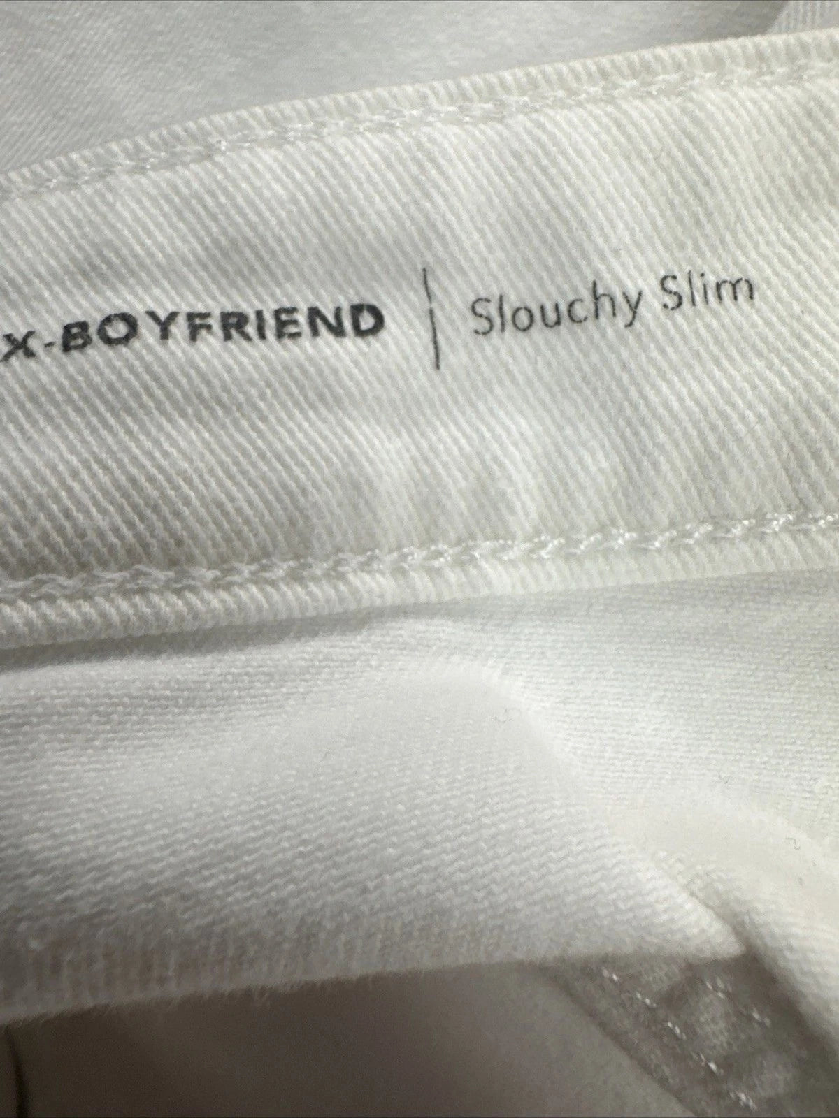 AG Ex-Boyfriend Jeans Women 28R White Slouchy Slim Designer Denim