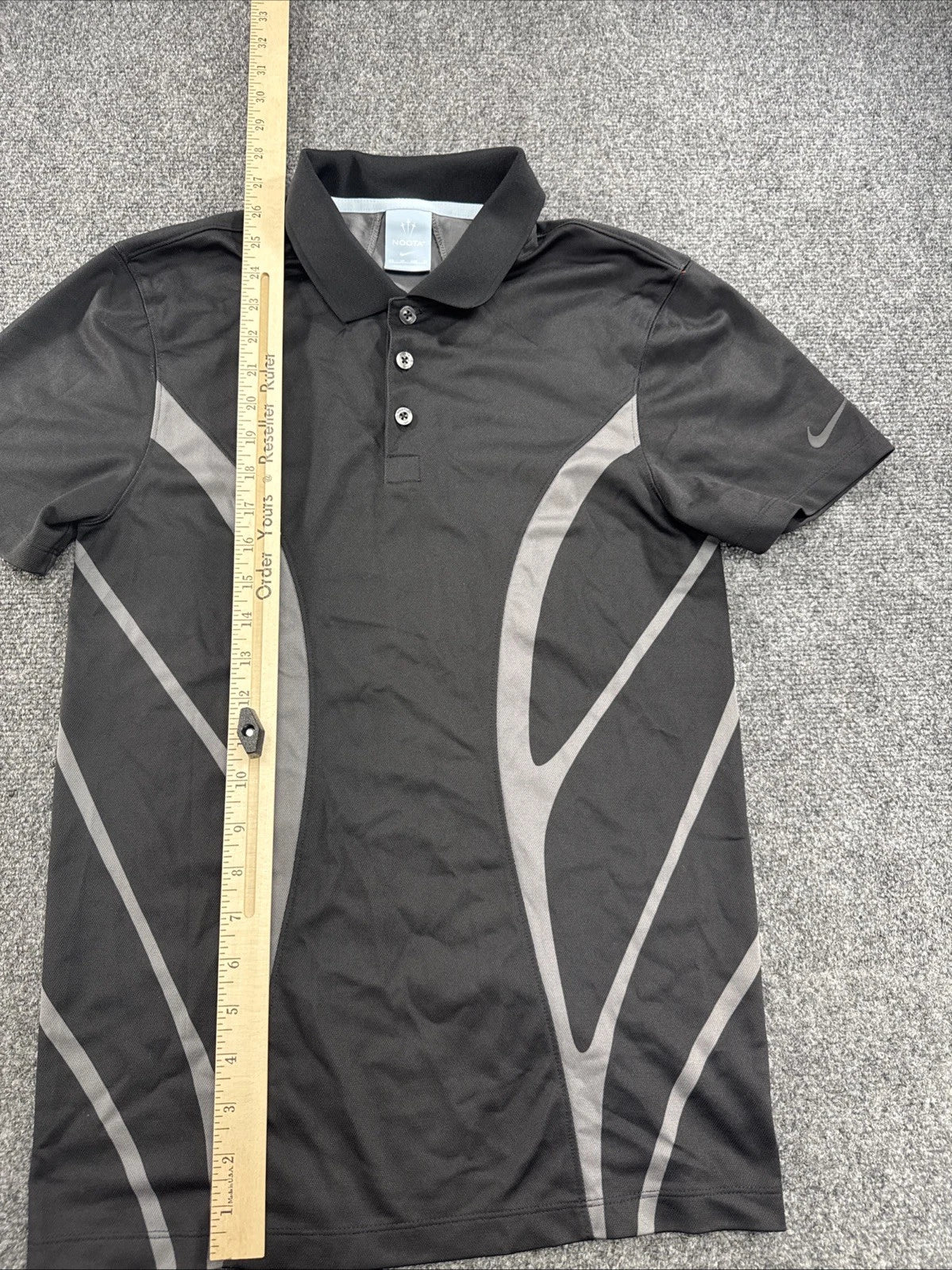 Nike NOCTA Golf Polo Shirt Gray Dri-FIT Performance Drake Men’s XS