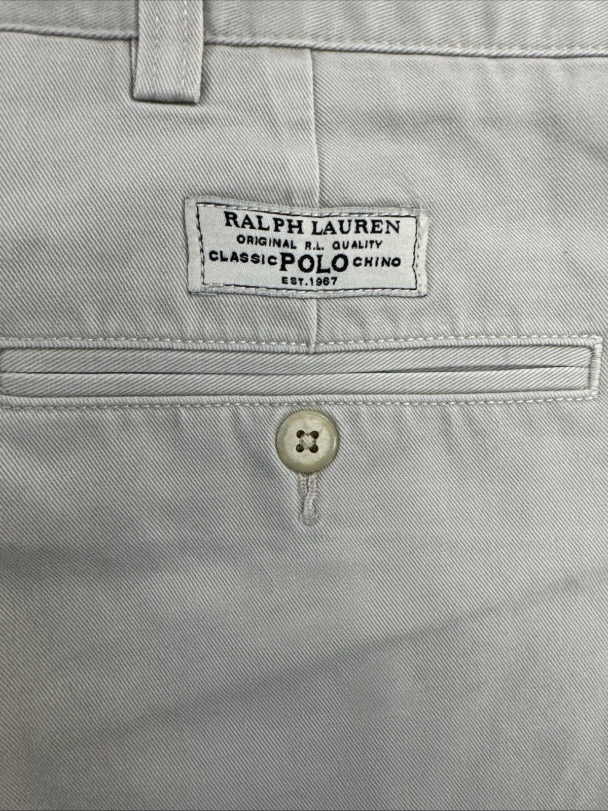 Polo Ralph Lauren Tyler Shorts Mens 38 Beige Pleated Chino 100% Cotton