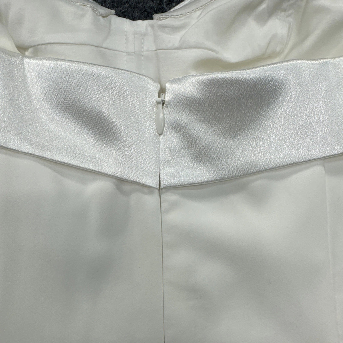Aidan Mattox Strapless Tuxedo Dress Women's 2 Ivory White Formal BNWT