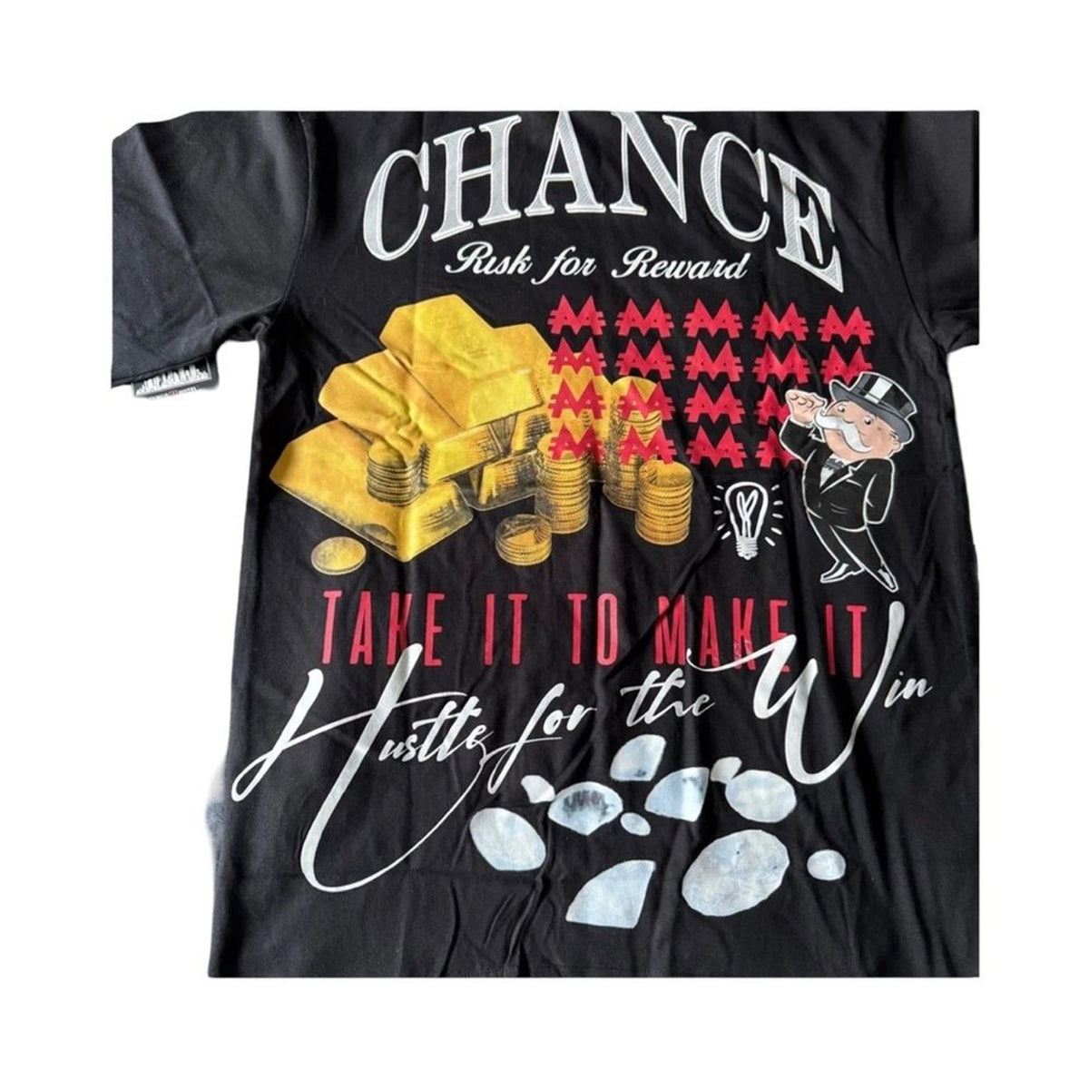 Tango Hotel x Monopoly Graphic T-Shirt Men’s Medium Black NWT Streetwear