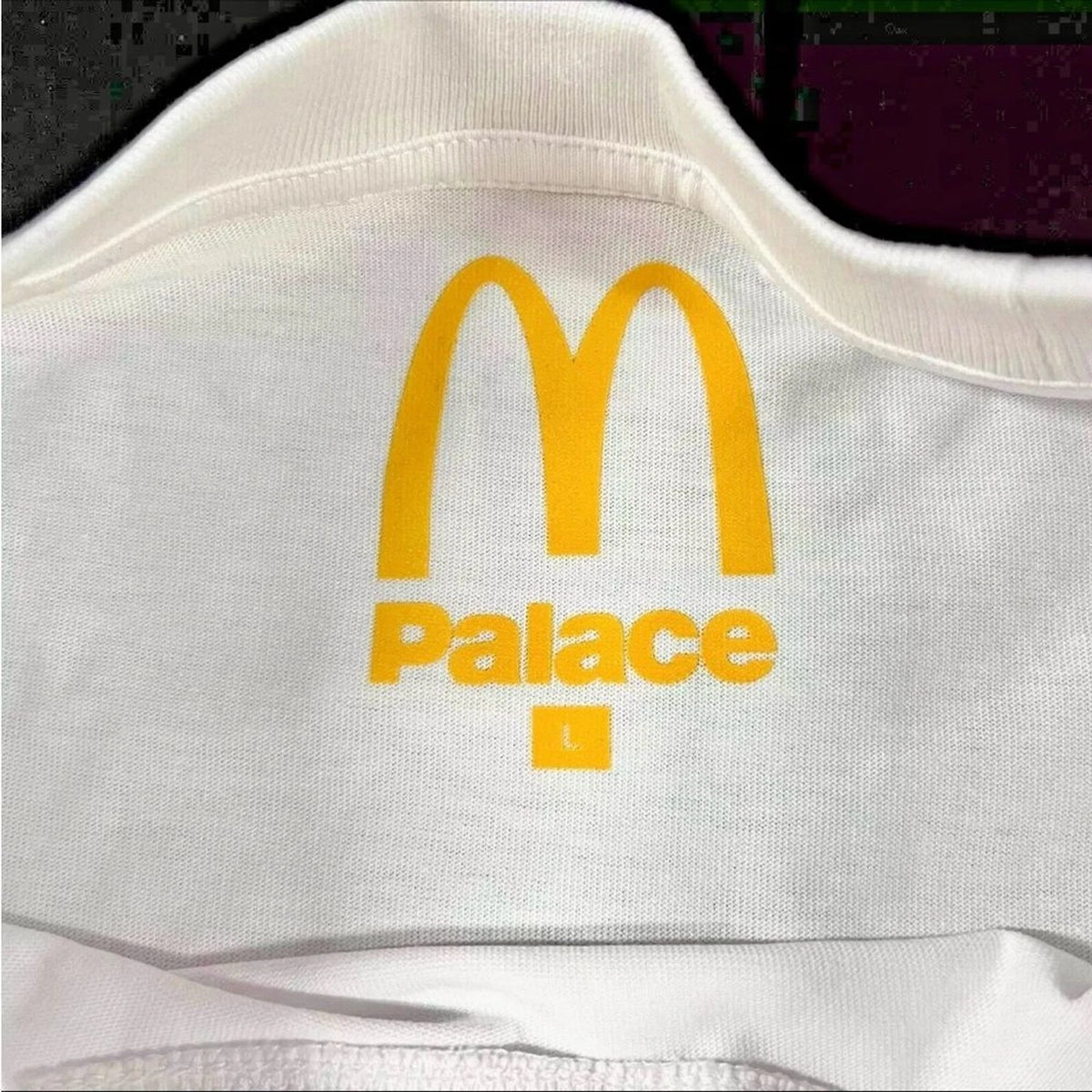 Palace x McDonald’s White Graphic T-Shirt Size Large NWT Streetwear Collab
