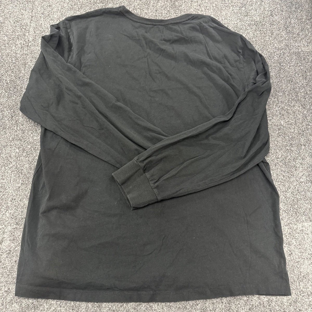 Polo Ralph Lauren Long Sleeve T-Shirt Men's XXL Black Custom Fit Red Pony