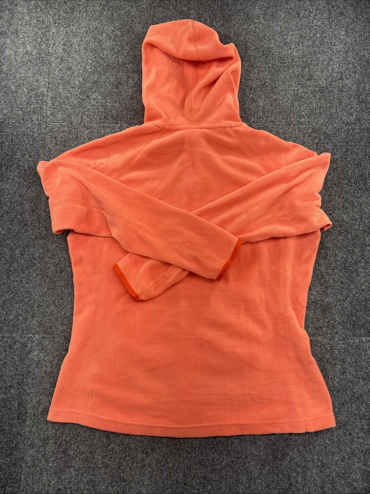 The North Face Women’s Polartec Classic Fleece Hoodie Jacket Large Orange