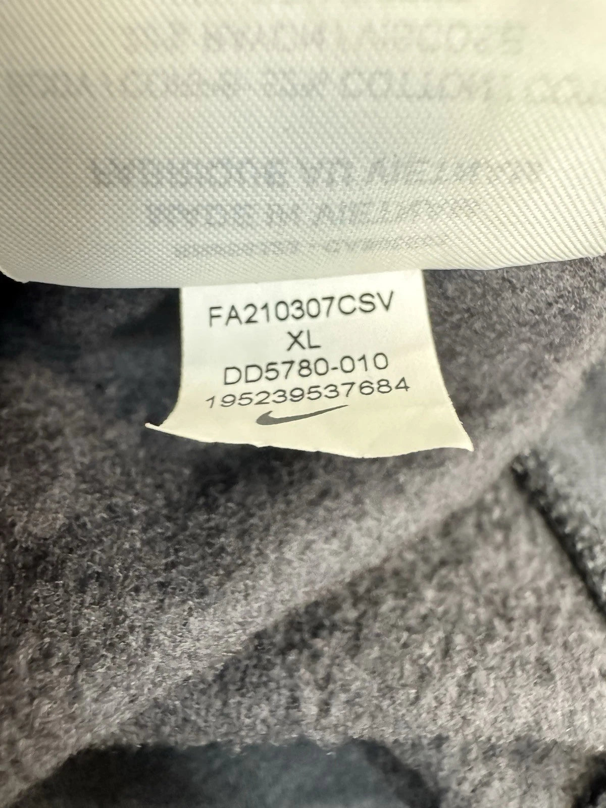 Nike Sportswear Easy Fleece Hoodie Women's XL Black Futura DD5780-010
