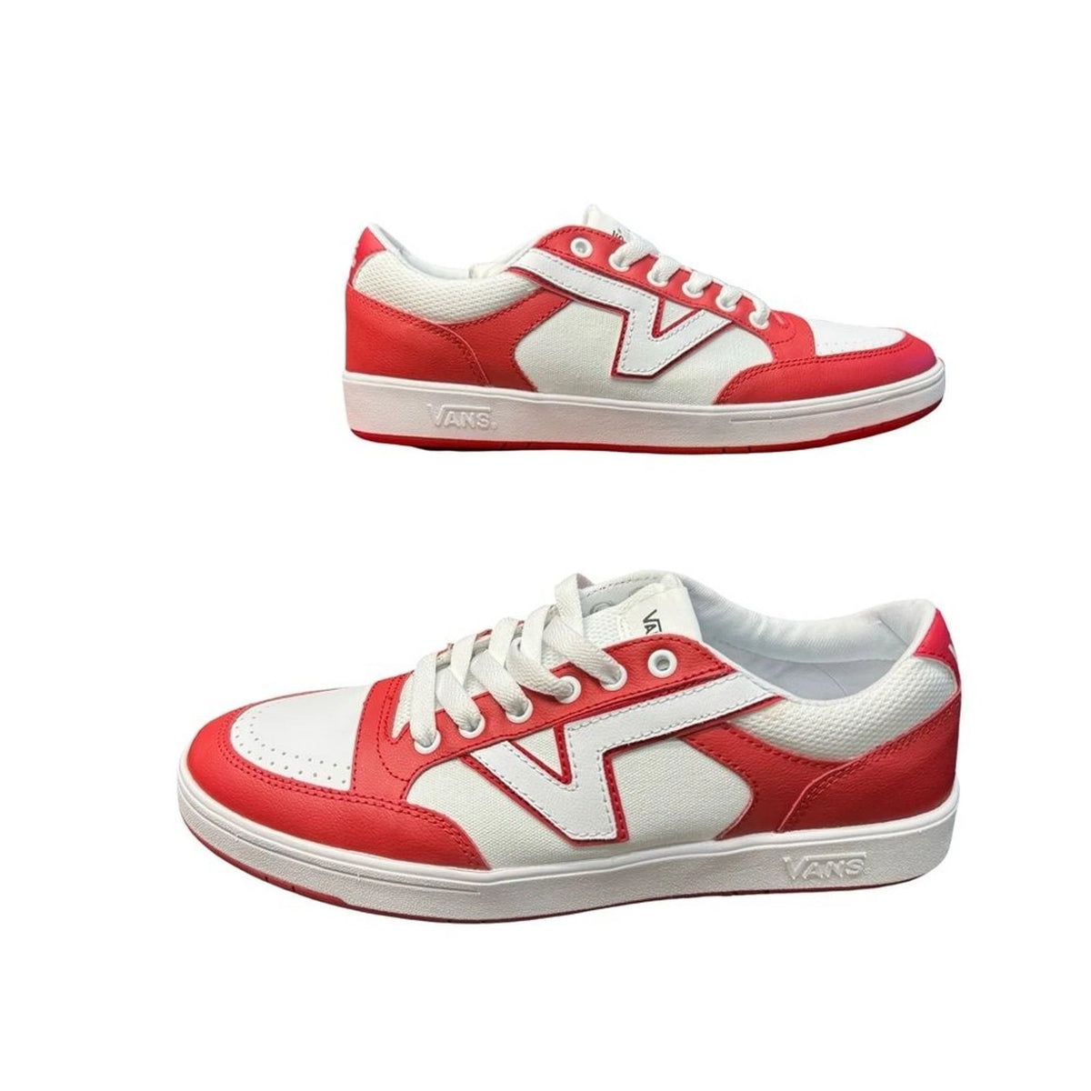 Vans Lowland CC ComfyCush Red White Men’s 10.5 Women’s 12 Sneakers NIB