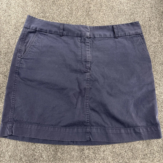 Vineyard Vines by Shep & Ian Women's Navy Cotton Mini Chino Skirt Whale