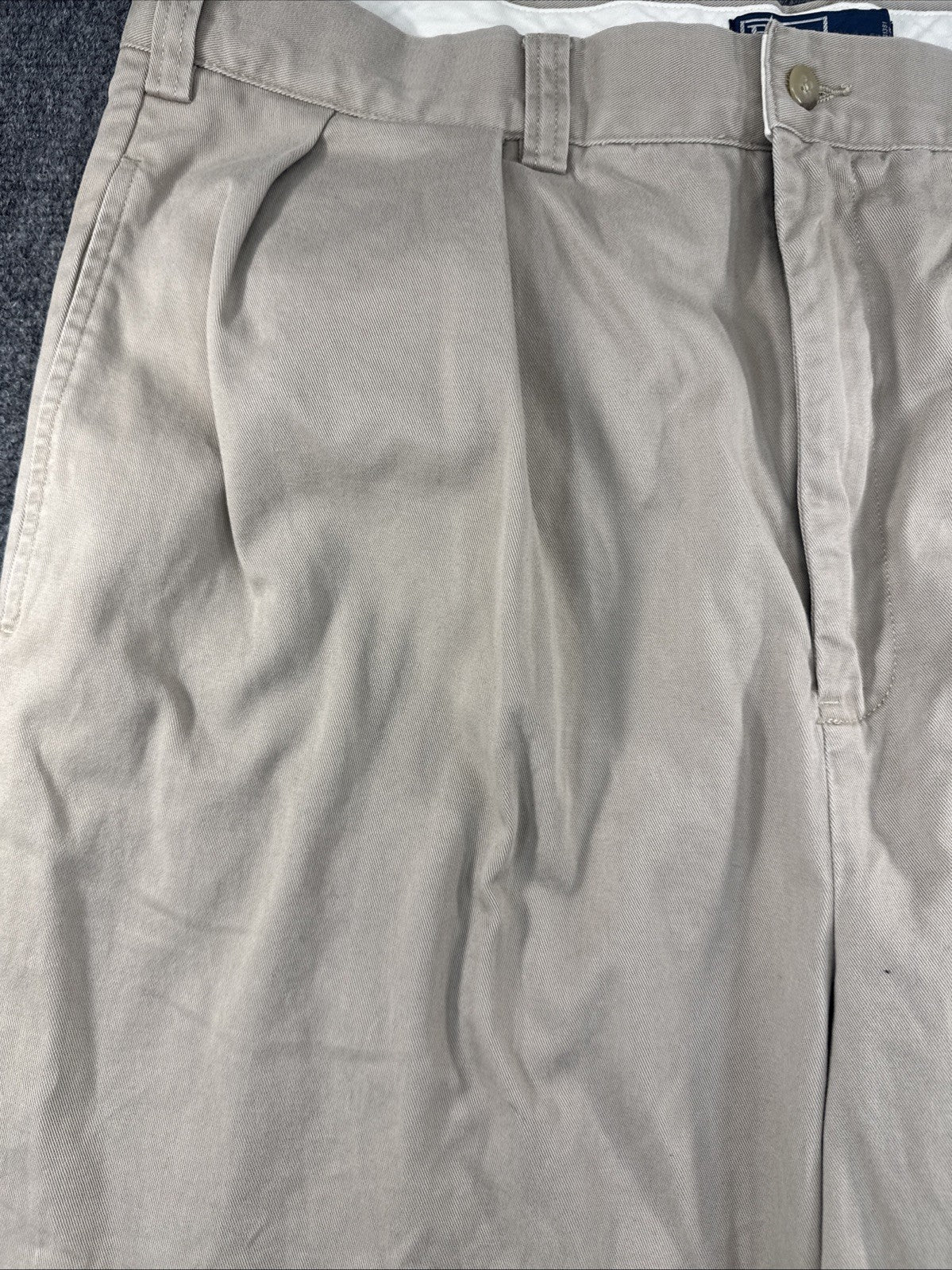 Vintage Polo Ralph Lauren Andrew Pants Men 38x30 Khaki Pleated Chino 90s