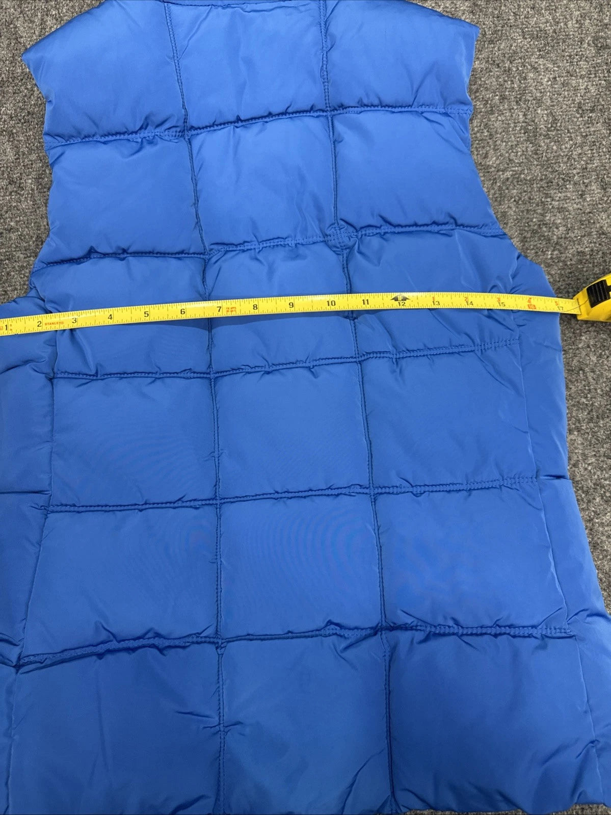 Tommy Hilfiger Puffer Vest Womens XS Blue Quilted Full Zip Lightweight EUC