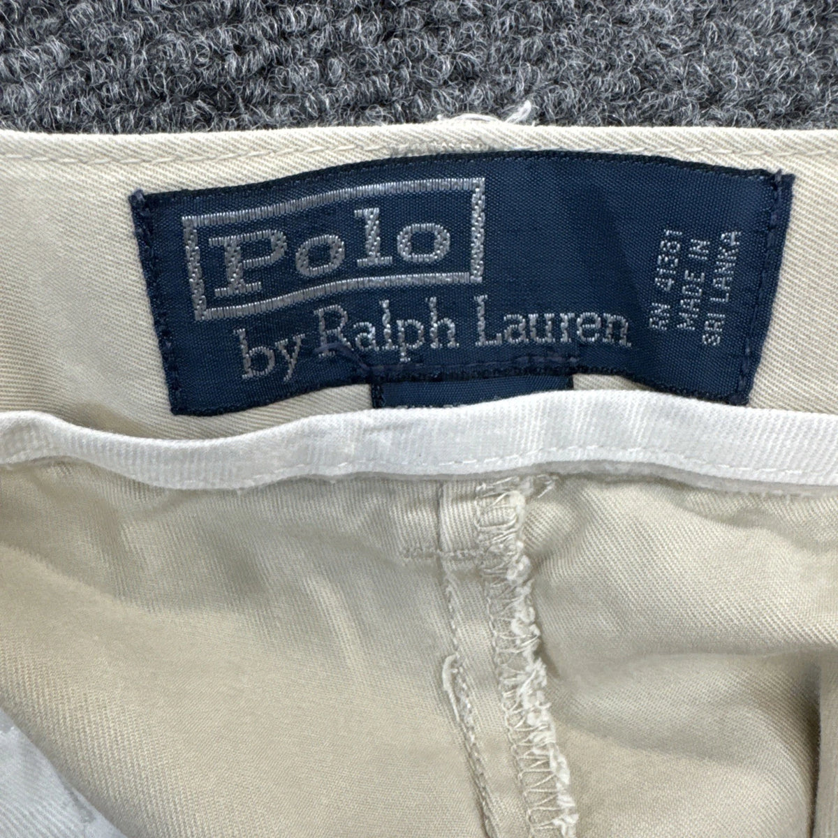 Polo Ralph Lauren Tyler Shorts Mens 38 Khaki Pleated Chino Cotton Pony Logo