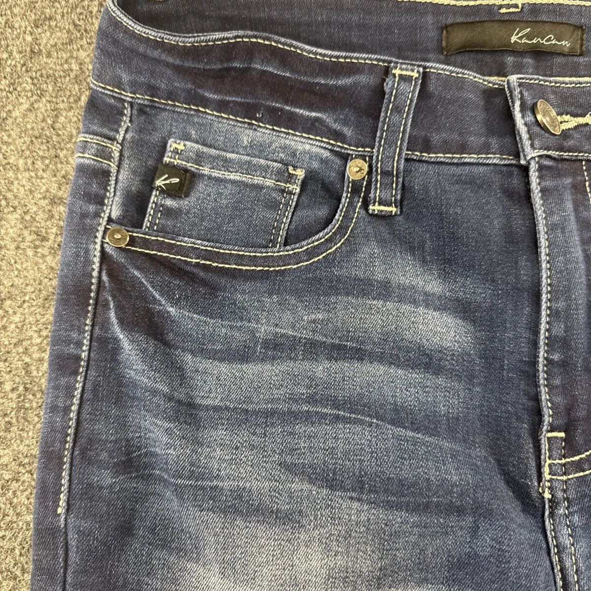 KanCan KC7035LD Jeans Womens 7/27 Dark Wash Stretch Bootcut Flare Denim
