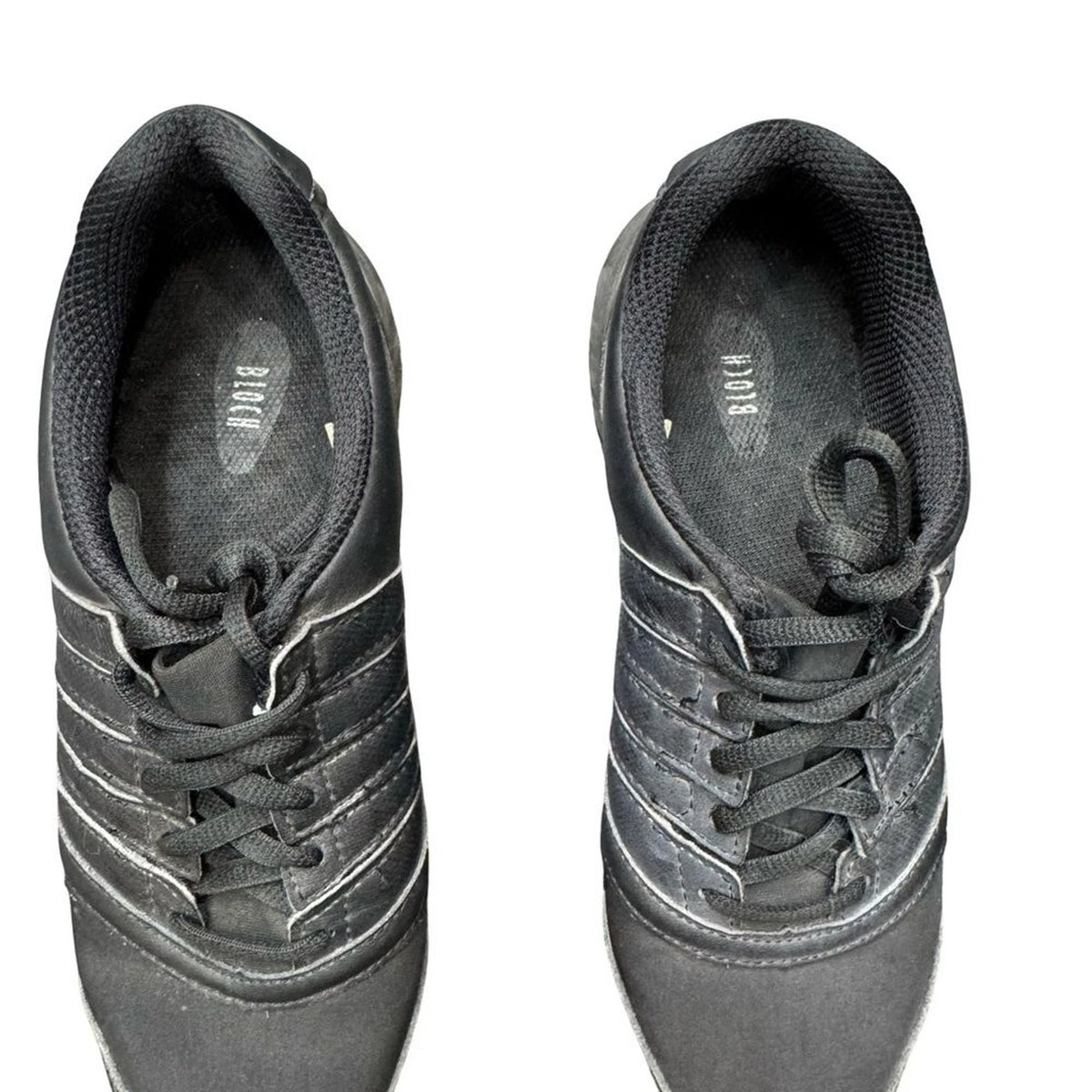 Bloch Black Dance Sneakers Women’s 9.5 Mesh Split Sole Jazz Hip Hop Studio Shoes