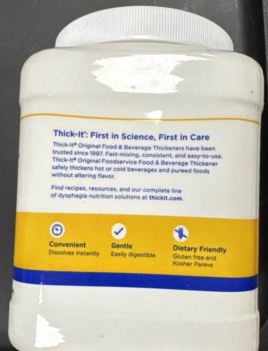 Thick-It Original Food & Beverage Thickener, Flavorless Powder for Dysphagia (ID
