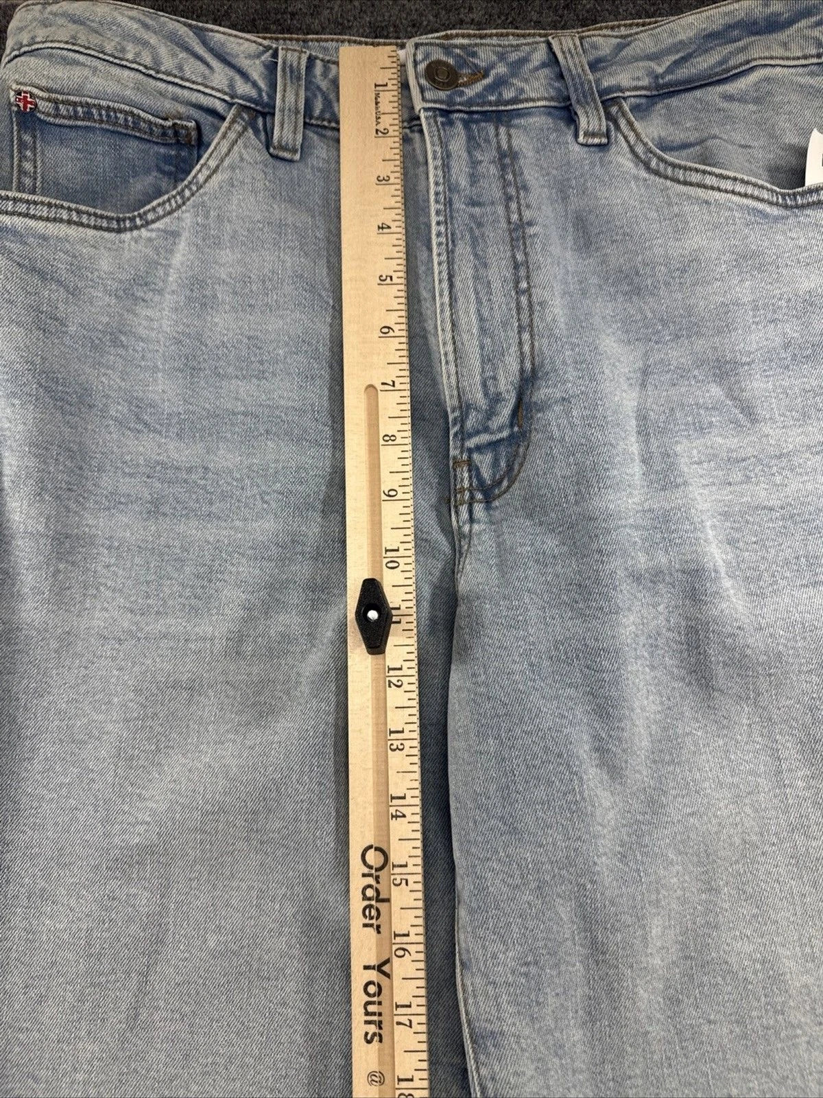 Hudson Jolene Wide Leg Jeans Women 30 Light Wash High Rise 32 Inseam BNWT