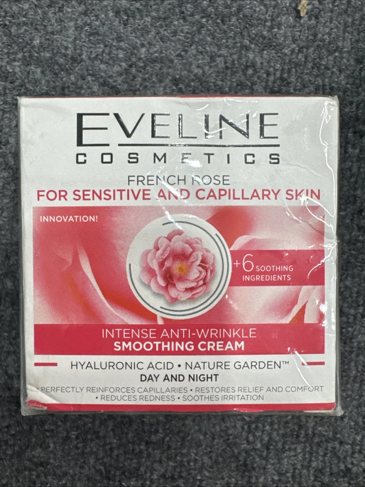Eveline Cosmetics French Rose Anti-Wrinkle Smoothing Cream Sensitive Skin