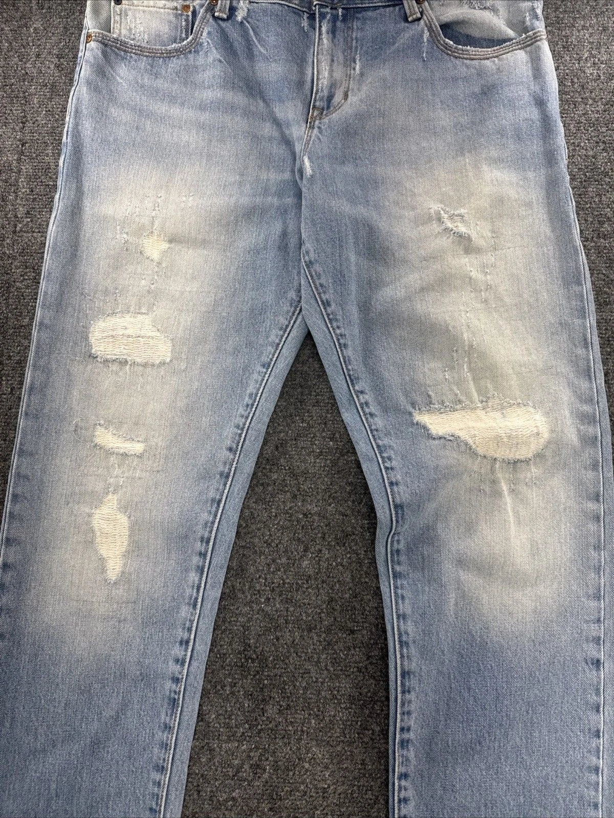 Gap 1969 Sexy Boyfriend Jeans Women’s 28 Light Wash Distressed Ripped