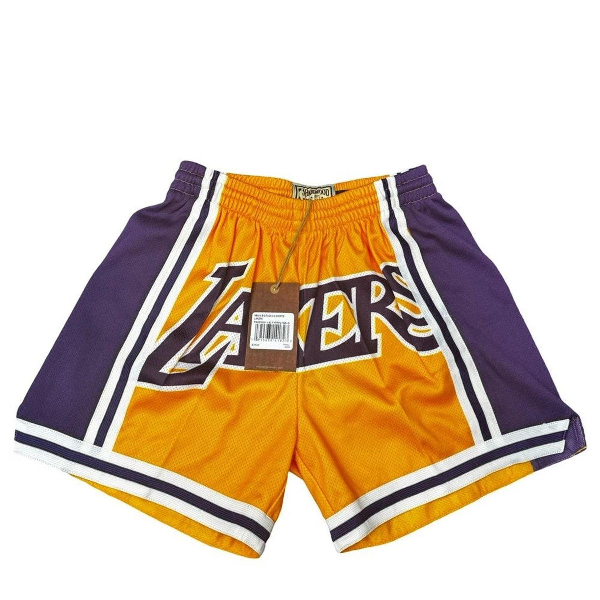 Mitchell & Ness Lakers Shorts Mens M Purple Gold NBA BNWT Hardwood Classic