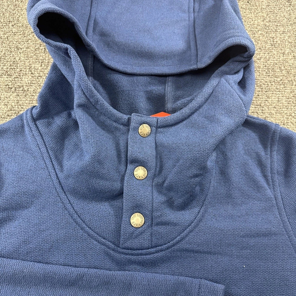 The North Face Knit Stitch Hoodie Women’s Small Blue Cowl Neck NWT Outdoor