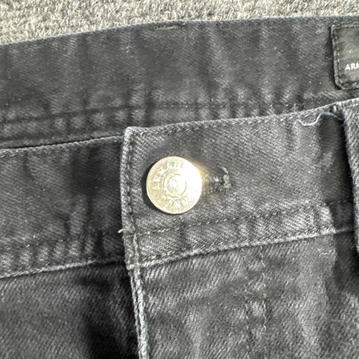 Armani Exchange J13 Slim Fit Black Jeans Mens Size 31 Stretch Denim Designer