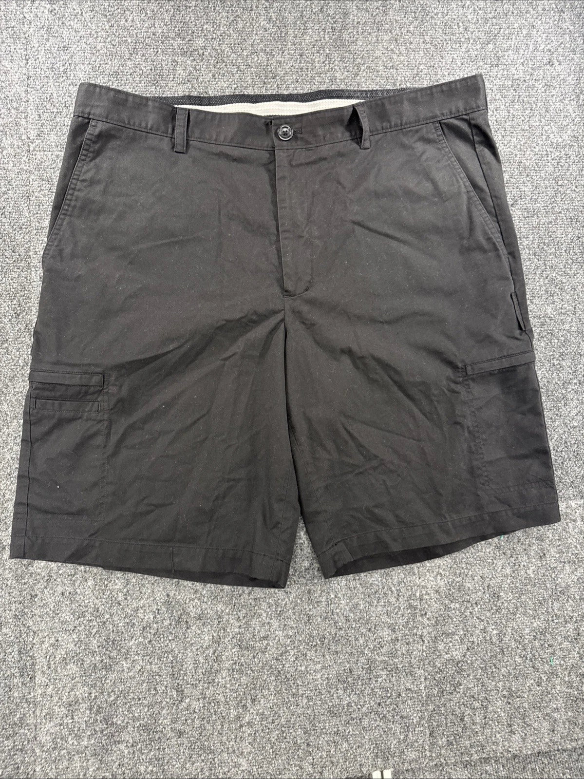 Greg Norman Tasso Elba Cargo Golf Shorts Men’s 38 Black Flat Front