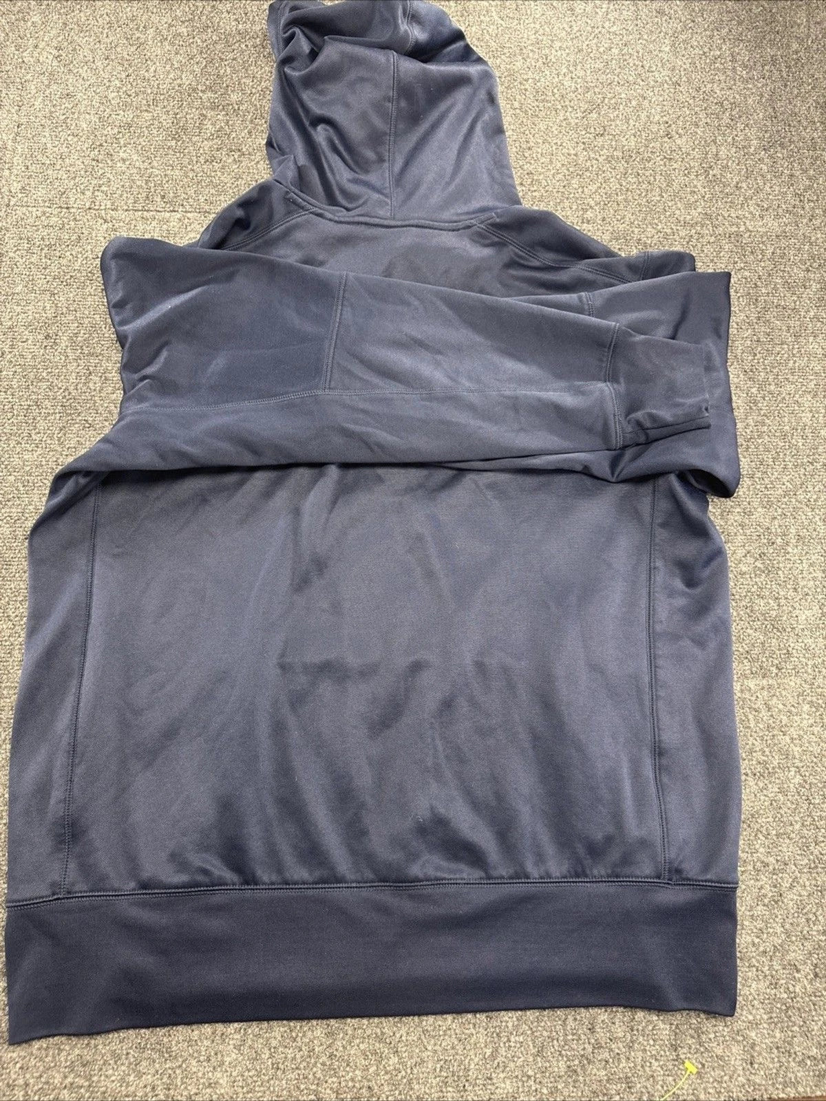 Nike Football Hoodie Mens Large Navy Geometric Football Pullover Swoosh