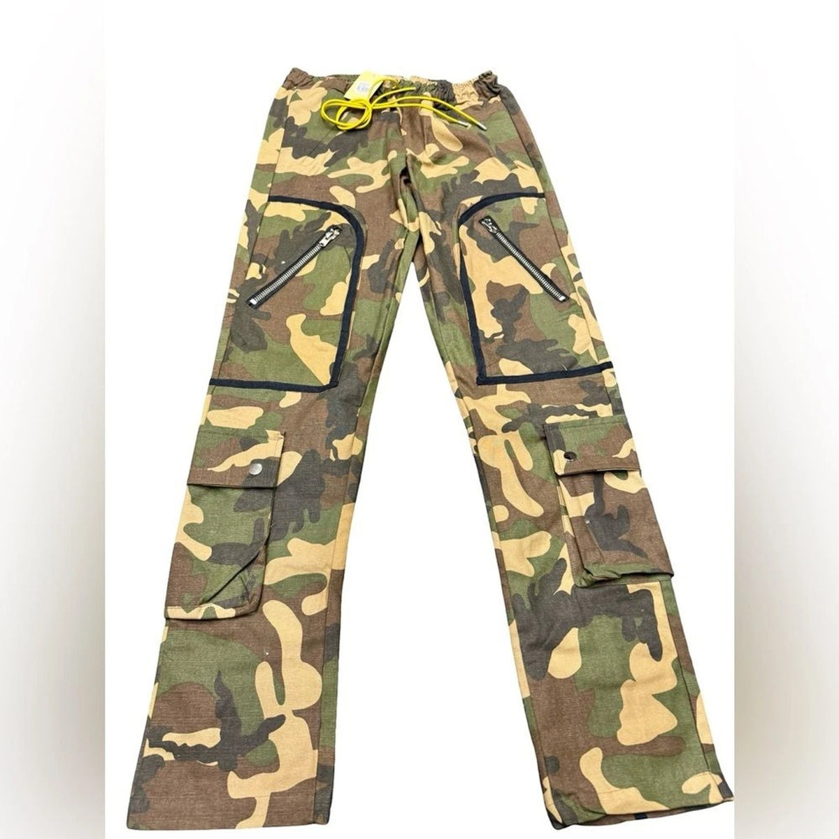 MNML Camouflage Cargo Pants Mens Small Green Utility Streetwear NWT