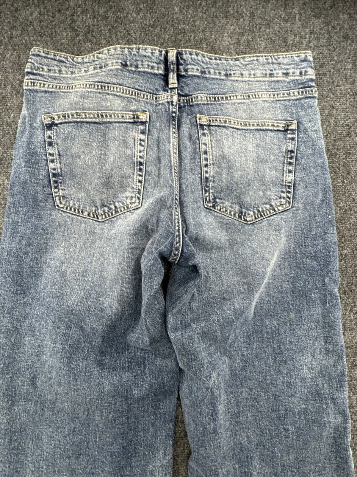 Gap Low Rise 90s Loose Lace Up Jeans Womens 30 Light Wash Wide Leg Y2K