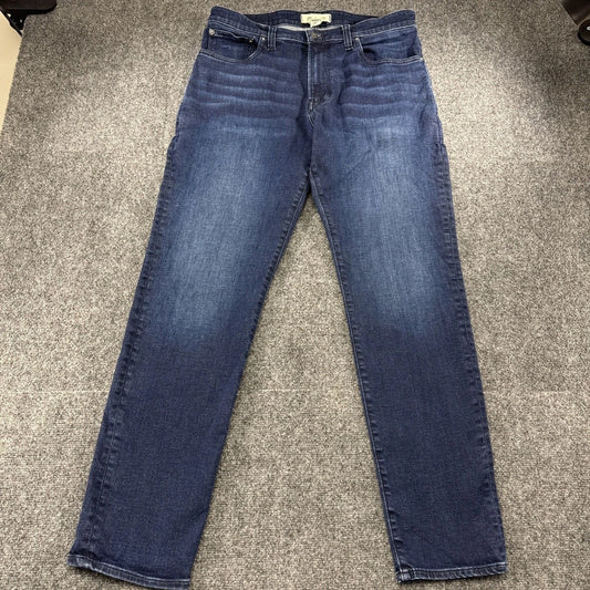 Madewell Men’s Slim Straight Jeans 34x32 Dark Wash Stretch Denim Premium