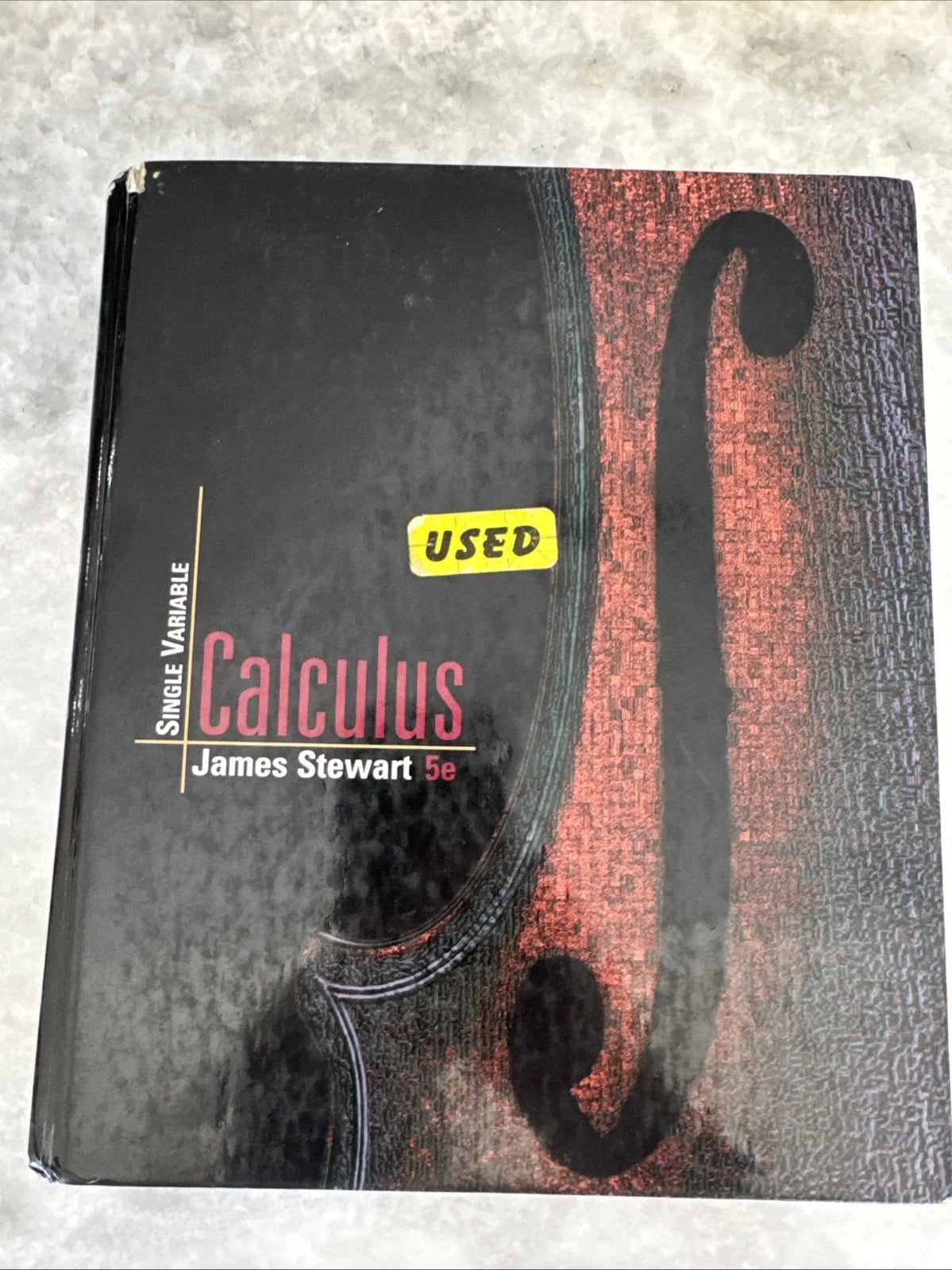Calculus Single Variable 5th Edition James Stewart Hardcover Math Textbook
